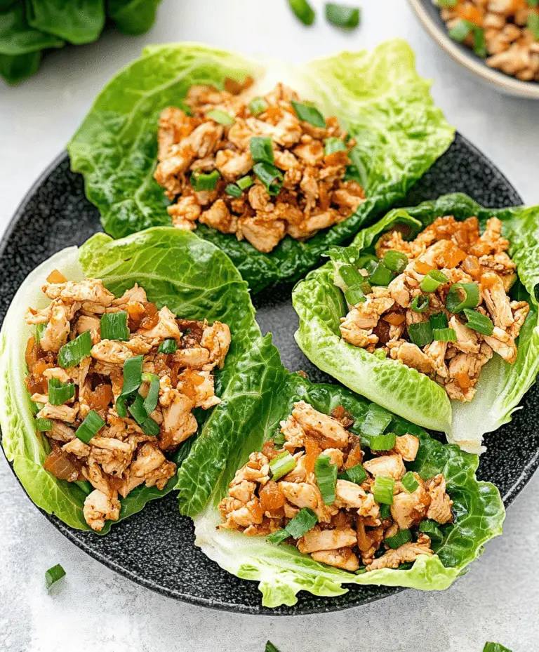 Chicken Lettuce Wraps Recipe
