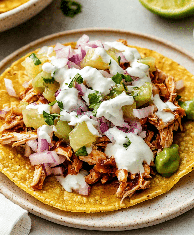 Barbecue Chicken Tostadas Recipe