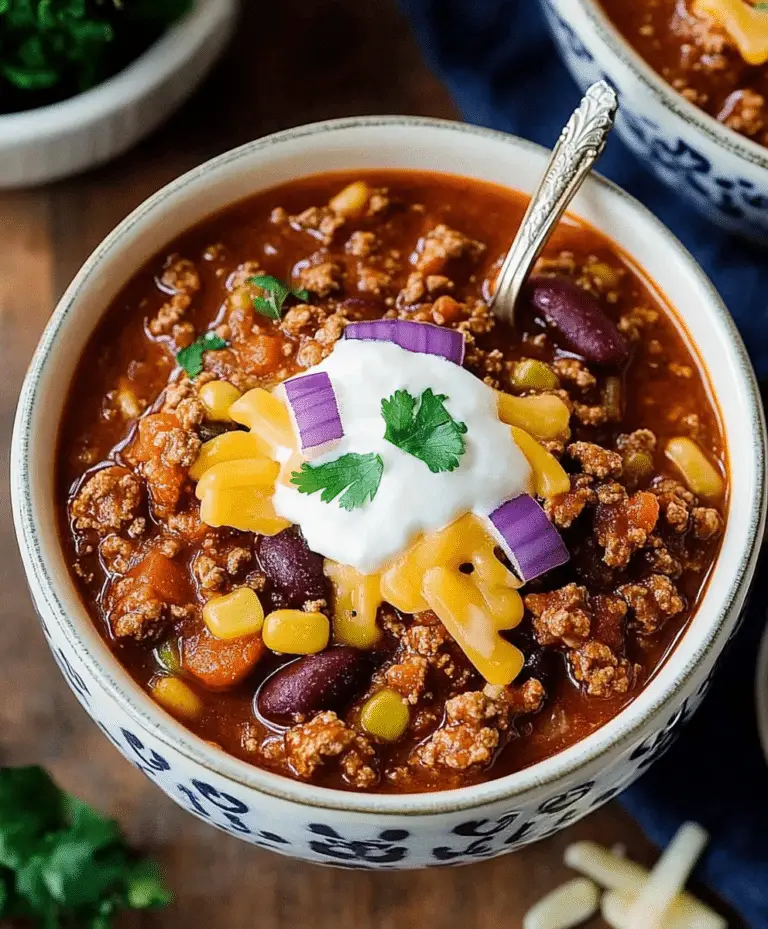Beef Chili Recipe