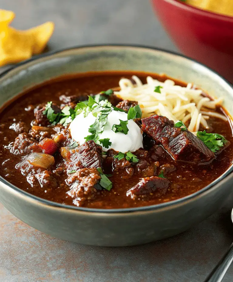 Texas Brisket Chili Recipe
