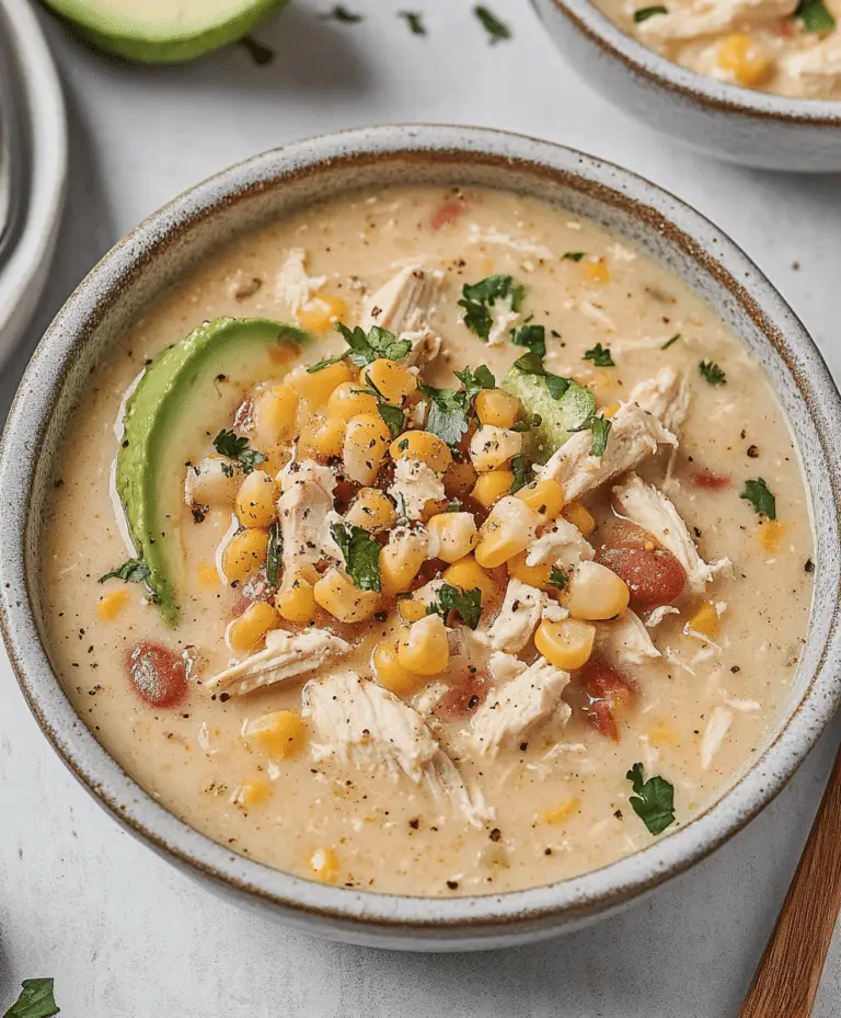 Mexican Street Corn White Chicken Chili Recipe