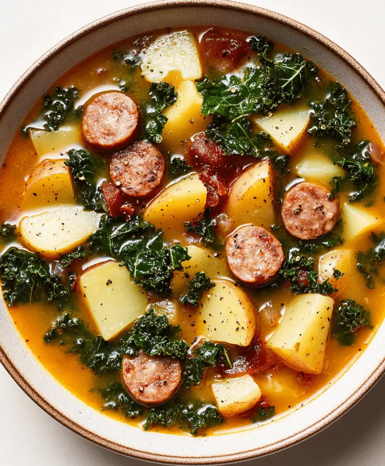 Sausage Potato And Kale Soup Recipe