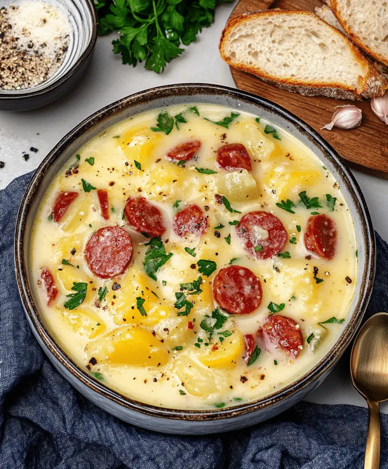 Kielbasa Potato Soup Recipe