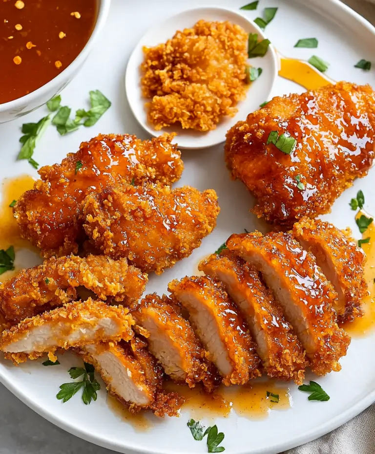 Baked Crunchy Hot Honey Chicken Recipe