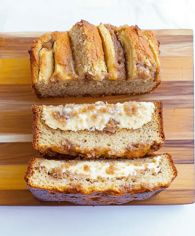 Cream Cheese-filled Banana Bread With Cinnamon Streusel Recipe