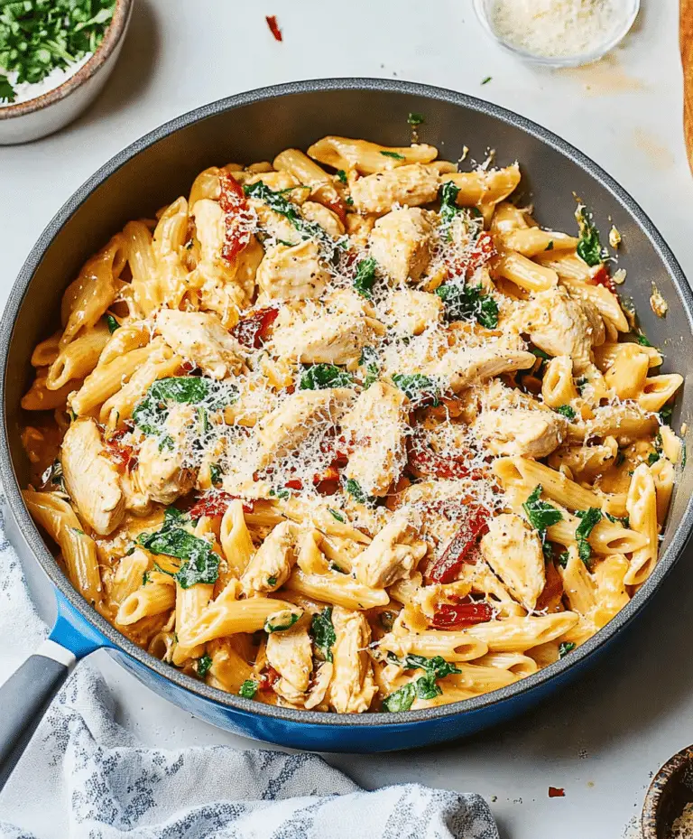 One Pot Marry Me Chicken Pasta Recipe