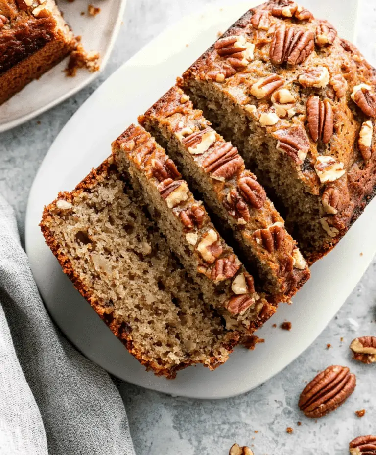 Banana Bread With Pecans Recipe