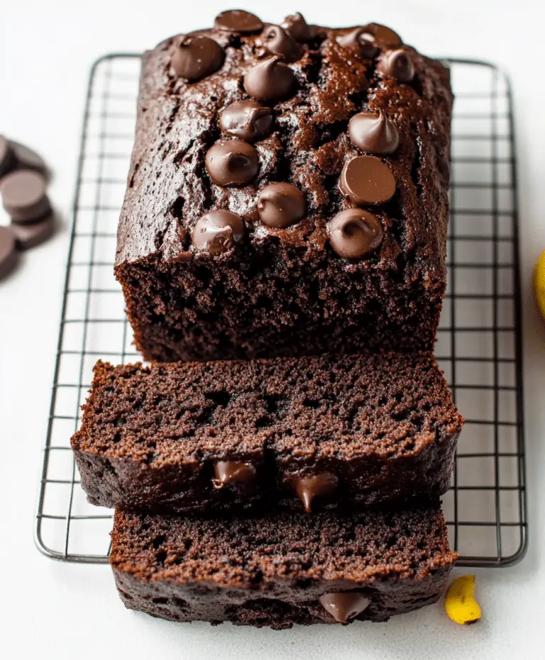 Chocolate Banana Bread Recipe