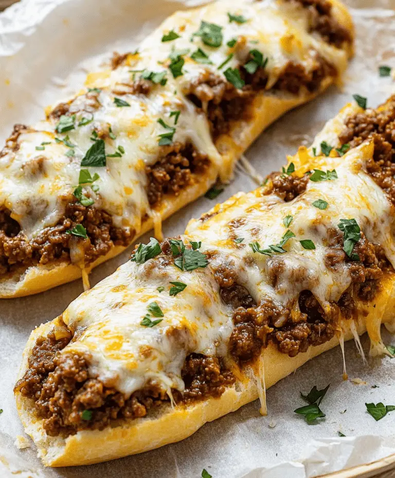 Garlic Bread Sloppy Joes Recipe