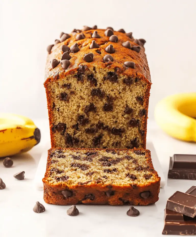 Chocolate Chip Banana Bread Recipe