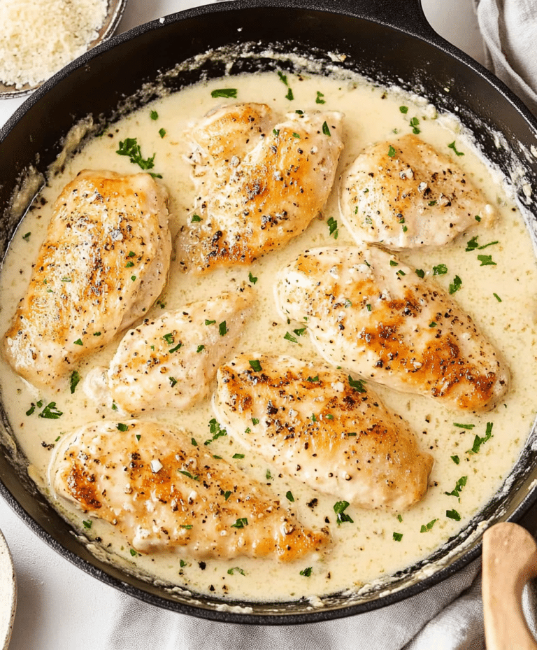 Creamy Garlic Parmesan Chicken Recipe