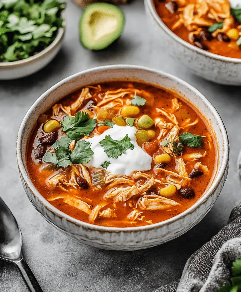 Chicken Enchilada Soup Recipe