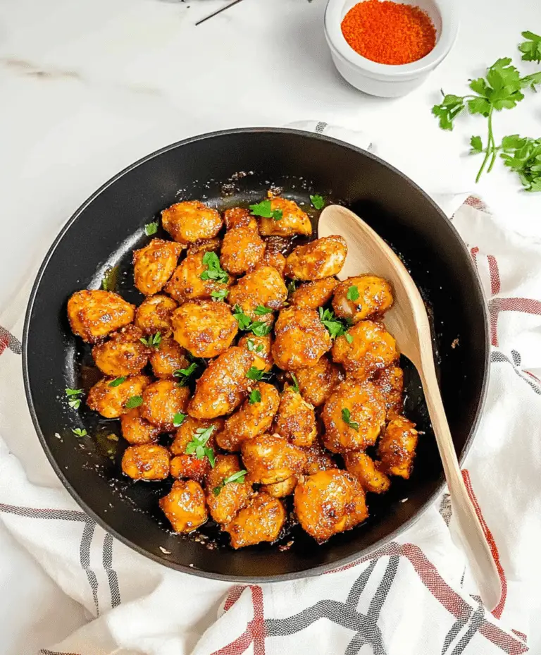 15-minute Garlic Butter Chicken Bites Recipe