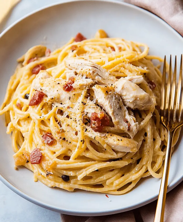 Best-Ever Chicken Carbonara Recipe