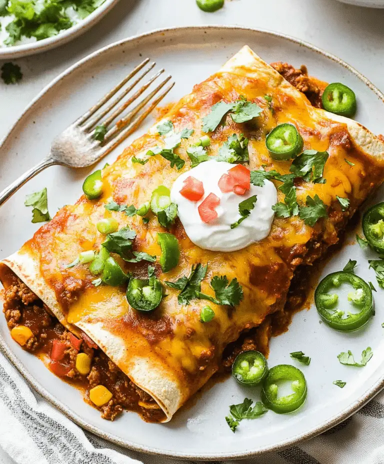 Ground Beef Enchiladas Recipe
