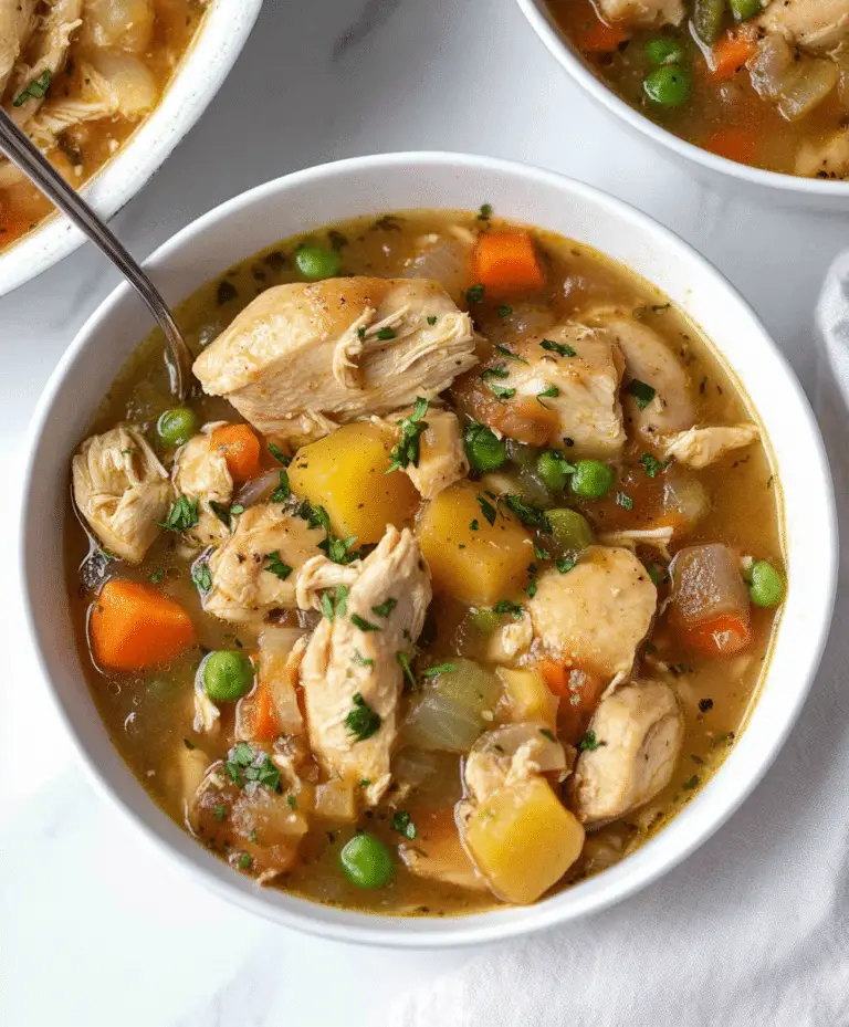 Slow Cooker Chicken Stew Recipe