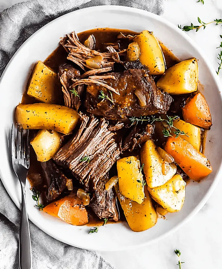 Crockpot Pot Roast Recipe