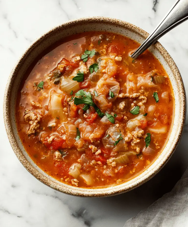 Cabbage Roll Soup Recipe