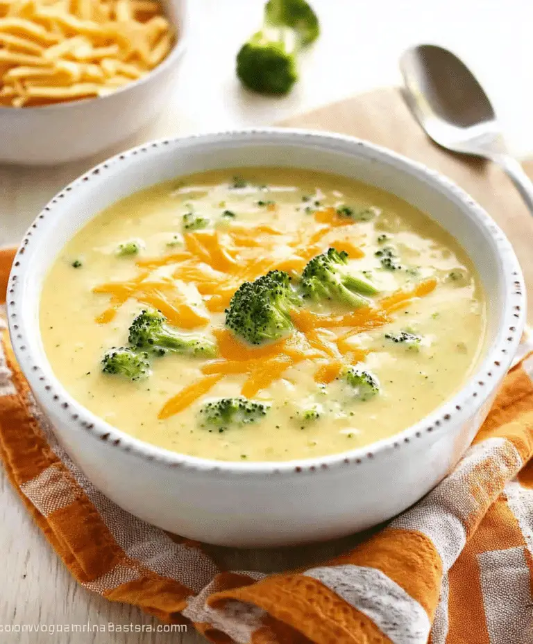 Copycat Panera Broccoli Cheese Soup Recipe