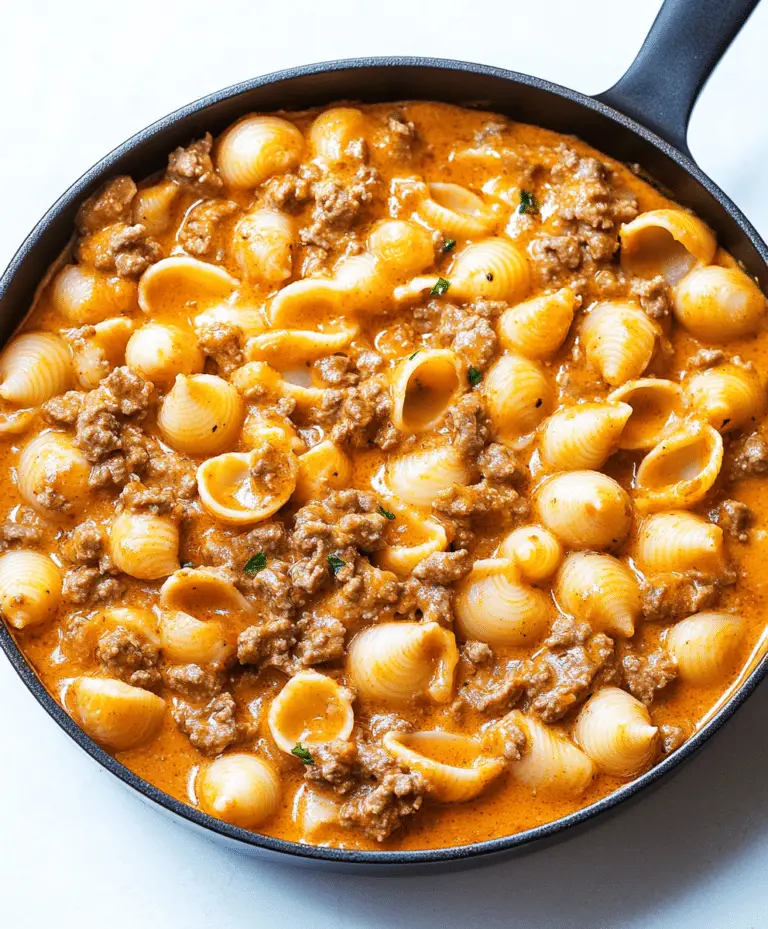 Creamy Beef And Shells Recipe