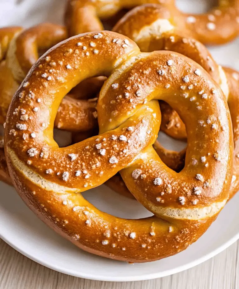 Easy Homemade Soft Pretzels Recipe