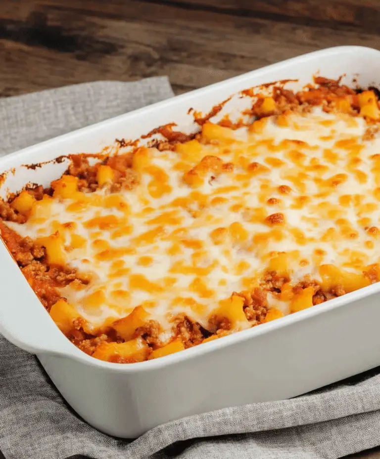 Grandma’s Hamburger Casserole Recipe