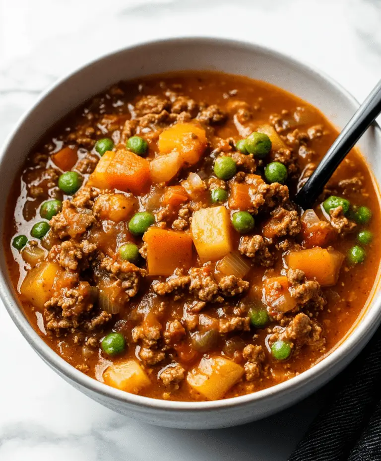 Hamburger Stew Recipe