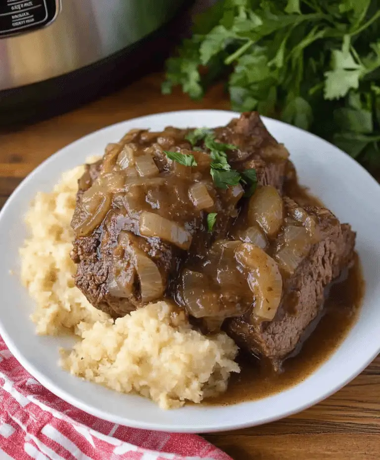 Instant Pot French Onion Pot Roast Recipe