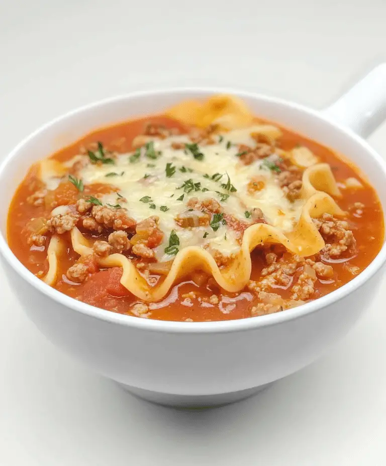 Instant Pot Lasagna Soup Recipe