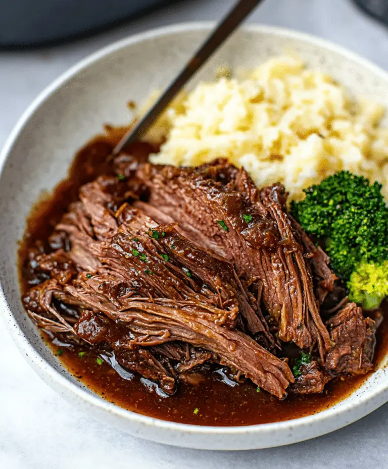 Instant Pot Roast Beef And Gravy Recipe