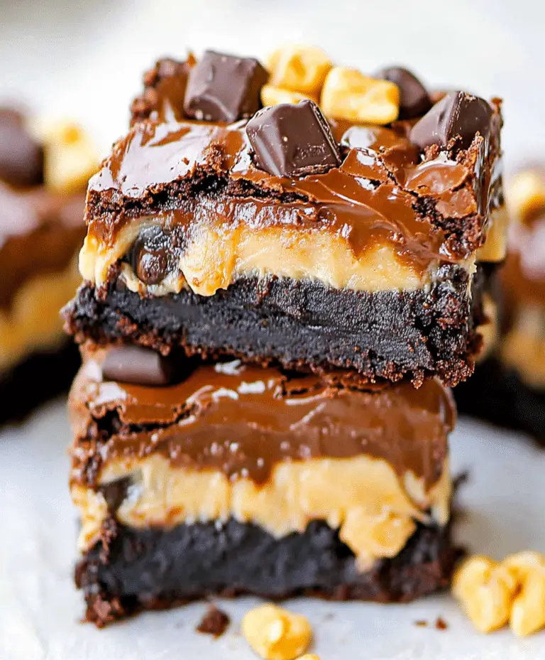 Outrageous Snickers Brownies Recipe