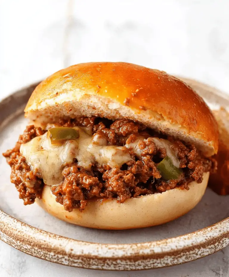 Philly Cheesesteak Sloppy Joes Recipe