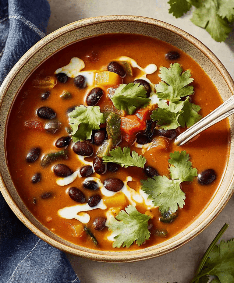 Pumpkin Black Bean Soup Recipe