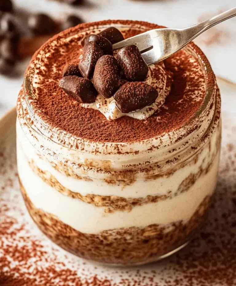 Tiramisu Overnight Oats Recipe