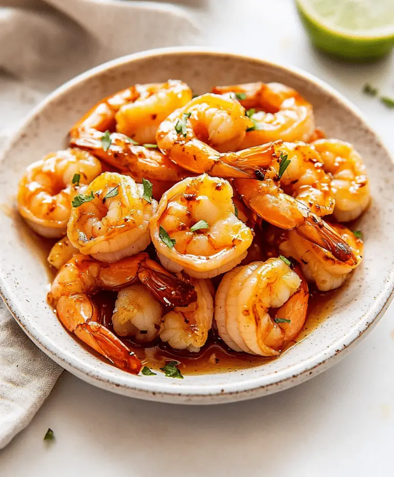 10 Minute Honey Garlic Shrimp Recipe