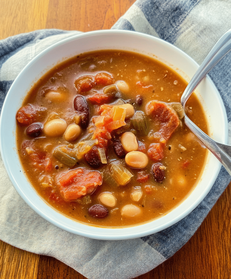 Easy And Hearty Sausage And 15-bean Soup Recipe
