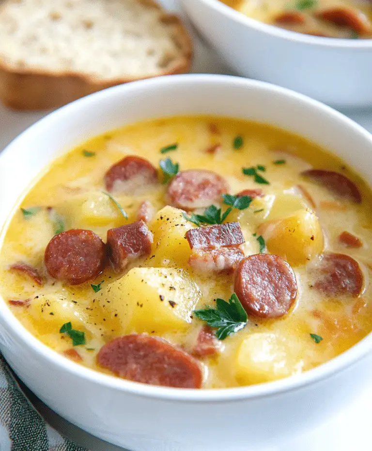 Potato Soup Recipe (cheesy Sausage Soup) Recipe
