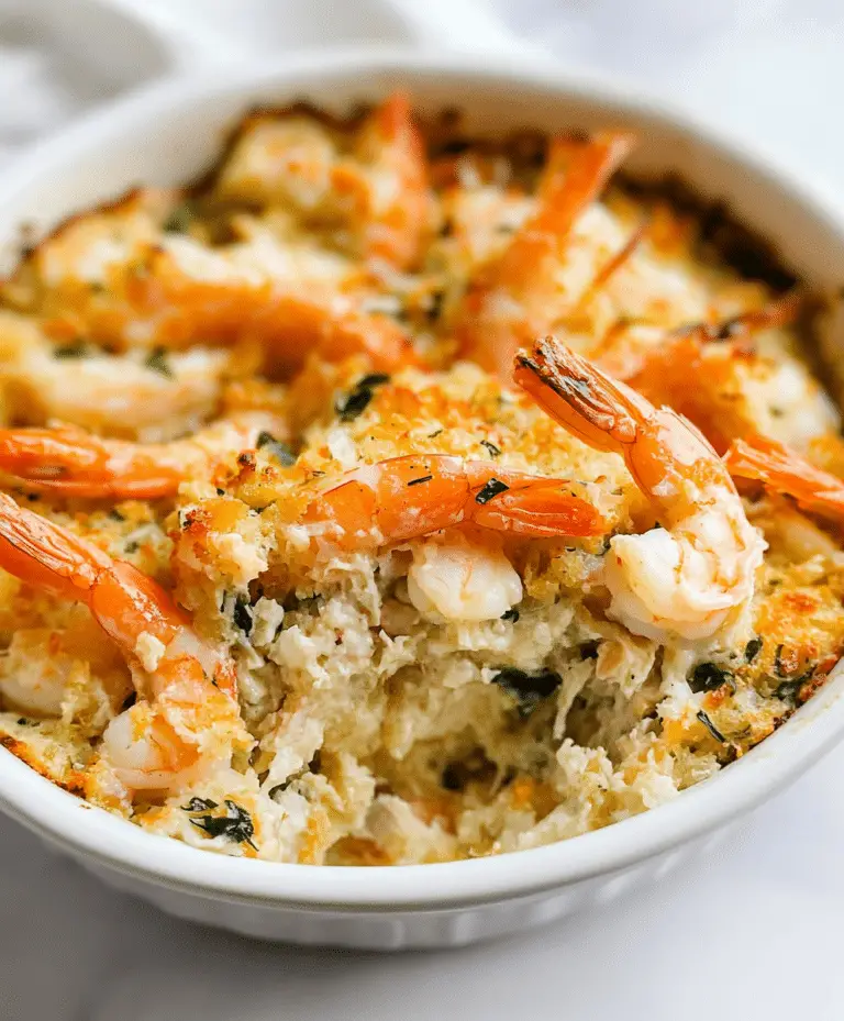 Baked Stuffed Shrimp Casserole Recipe
