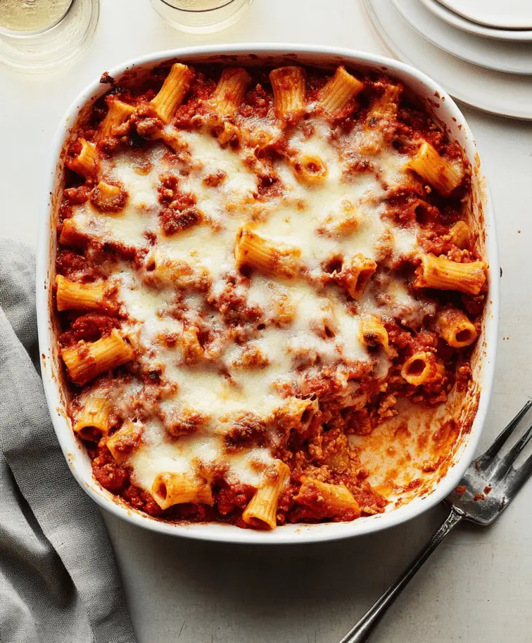 Baked Ziti Recipe