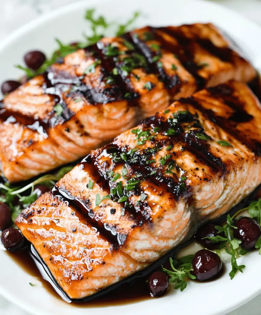 Balsamic Glazed Salmon Recipe