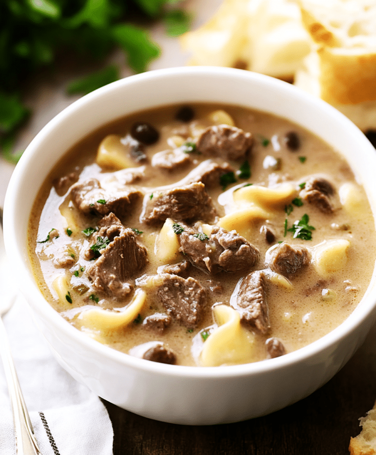 Beef Stroganoff Soup Recipe