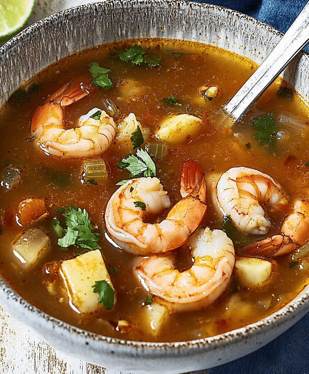 Caldo De Camaron (mexican Shrimp Soup) Recipe - Savory Recipe