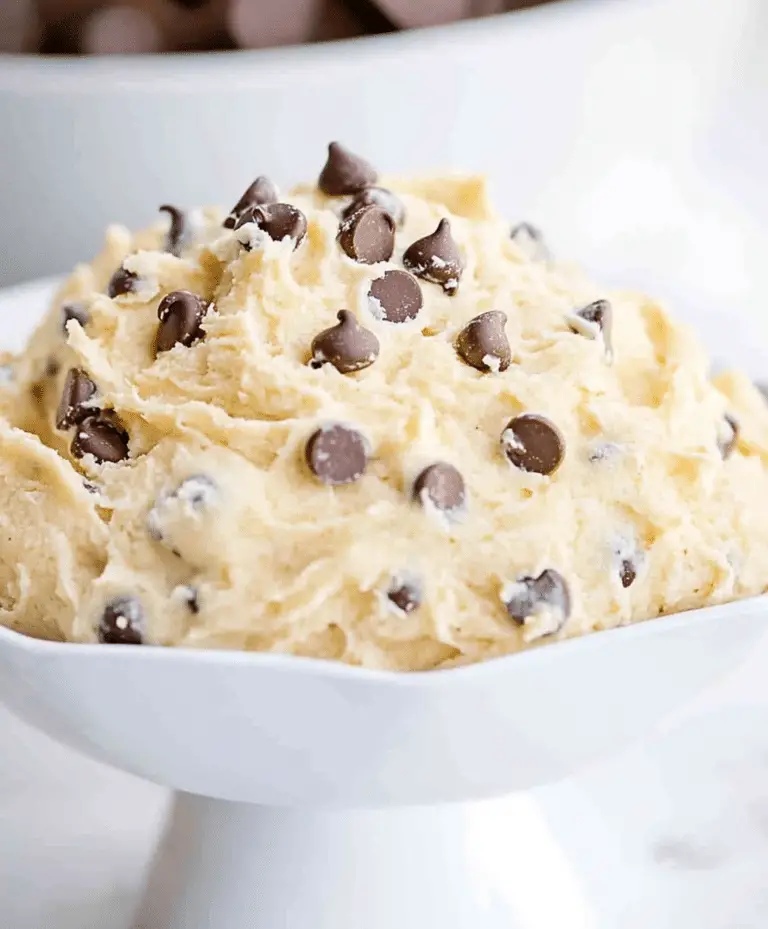 Chocolate Chip Cookie Dough Dip Recipe