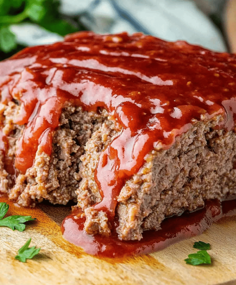 Classic Meatloaf Recipe