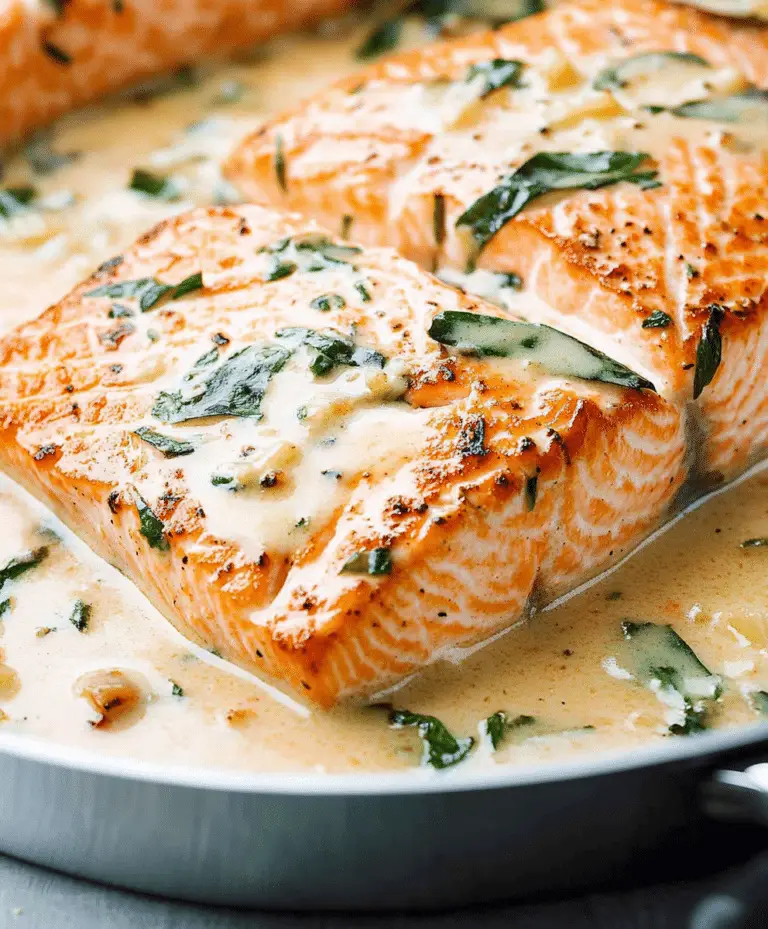 Creamy Garlic Butter Salmon Recipe