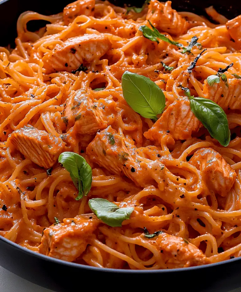 Creamy Tomato Salmon Pasta Recipe