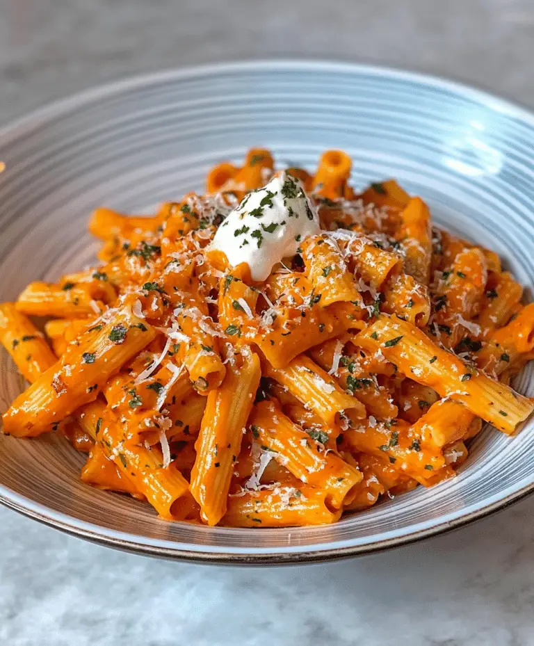 Easy And Creamy Tomato Garlic Pasta Recipe