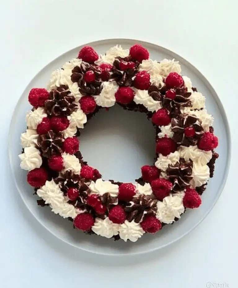 Easy Black Forest Wreath Recipe