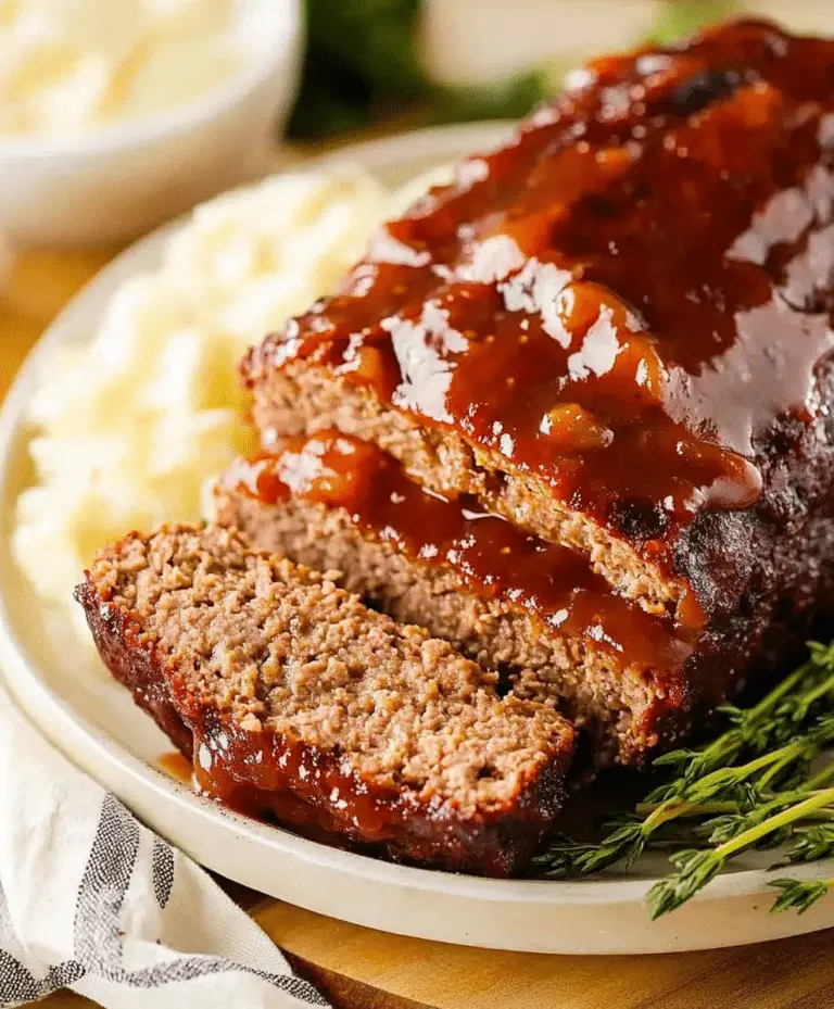 Easy Copycat Cracker Barrel Meatloaf Recipe