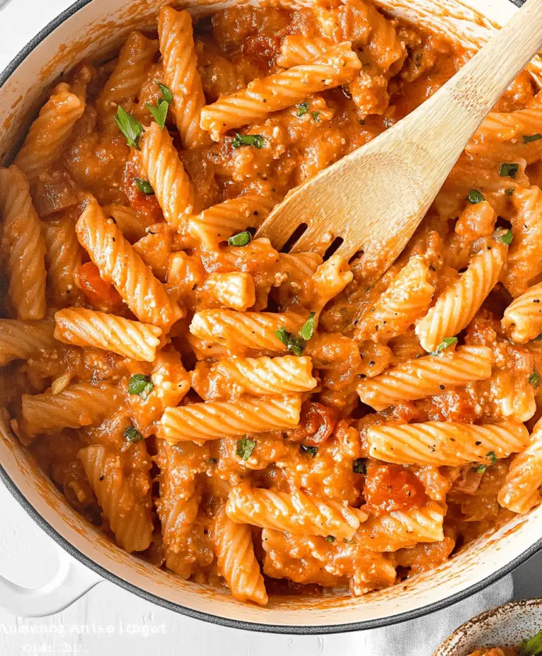 Easy One Pot Creamy Tomato Pasta Recipe